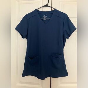 Med Couture Insight Motion Dark Blue Short , Breathable And Pleated Back, Small